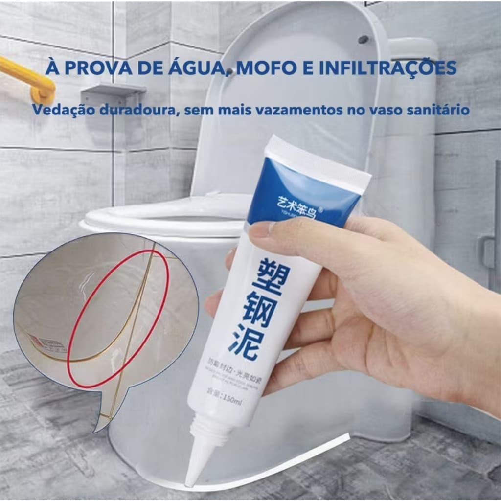 Selante Antimofo Impermeável para Banheiros Cozinhas 150ml