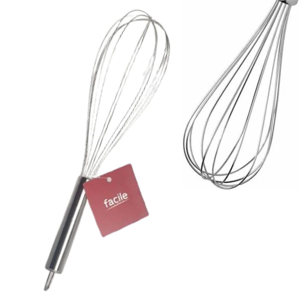 Batedor De Ovos Inox 30cm Kit 2 un