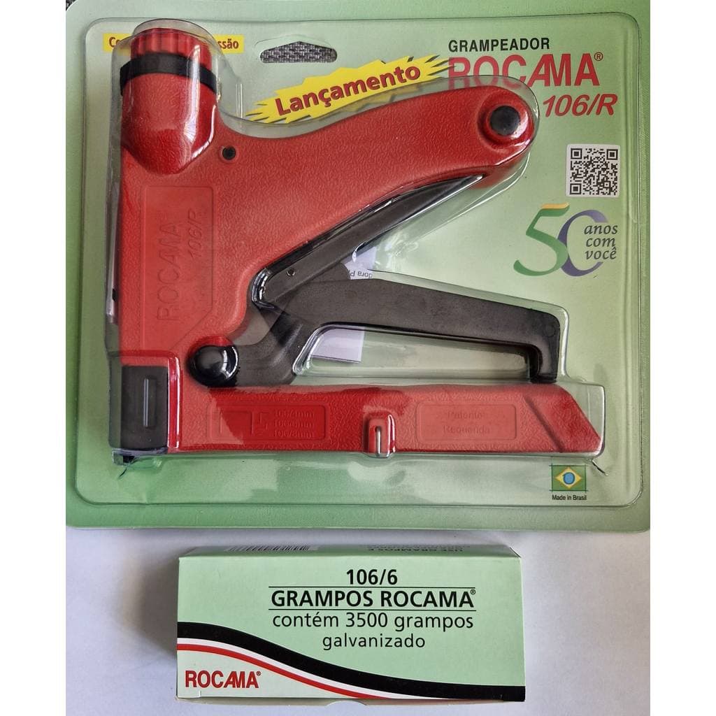 KIT GRAMPEADOR ROCAMA 106 R + GRAMPOS 6 MM