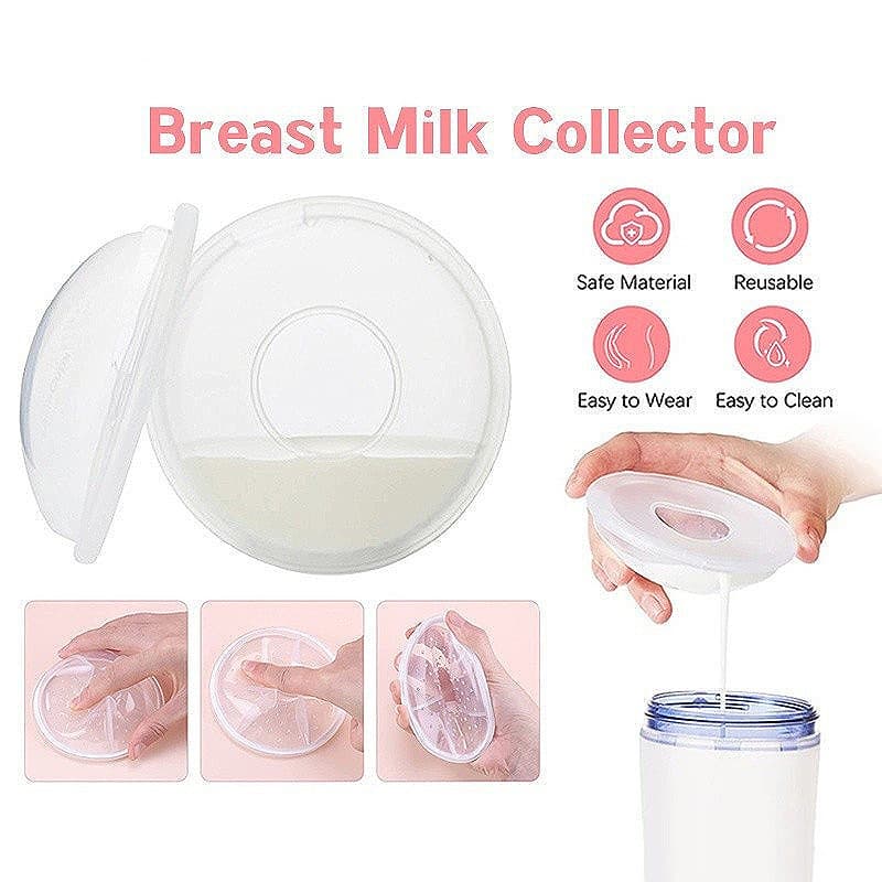 MODIVA Kit 2 Conchas Silicone para Amamentacao Protege Seios Coleta Leite Reutilizavel