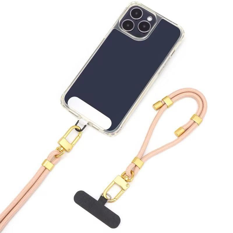 Conjunto de cordão de celular ajustável contra perda, c1  c 2  cordão para celular