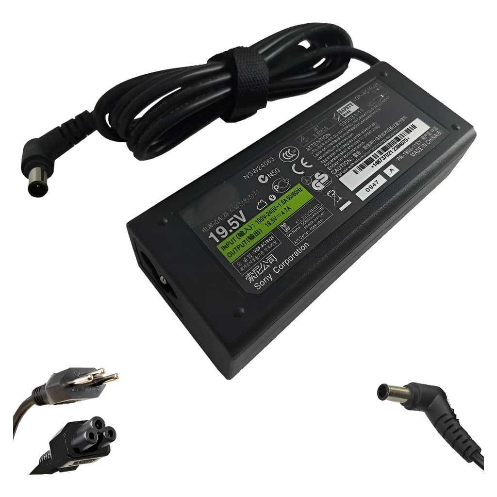 Fonte Carregador Notebook Para Sony Vaio Vgp Vgn Vpc Pcg 90w