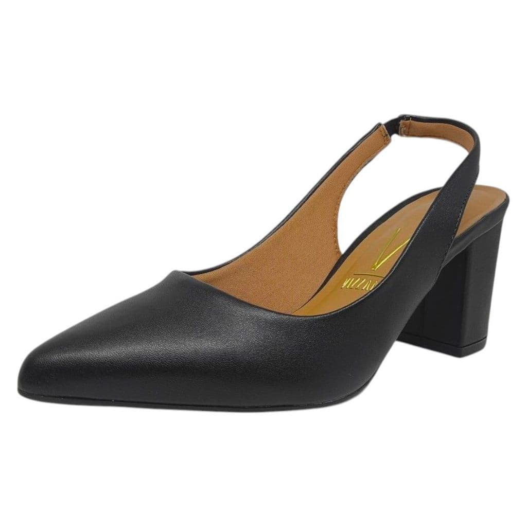 Sapato Slingback Feminino Social Salto Médio Moderno Vizzano