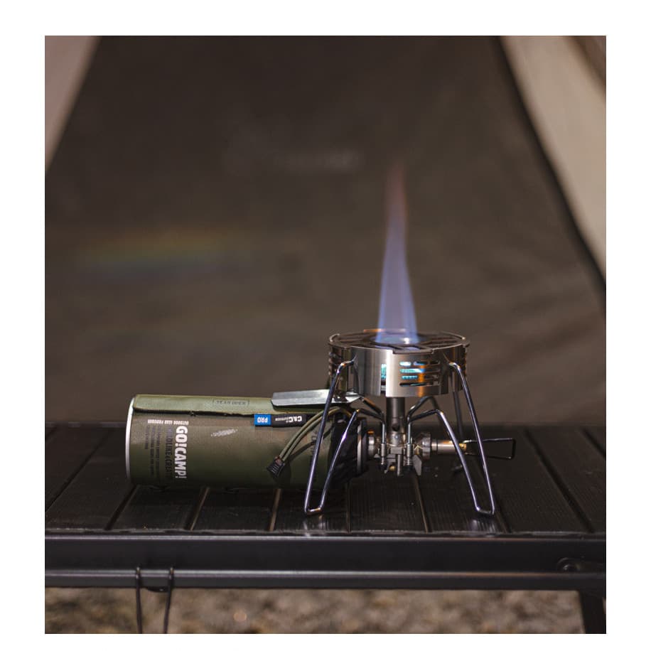 Anel à prova de vento de aço inoxidável ao ar livre Fogão de cassete de acampamento Capa à prova de vento Capa portátil