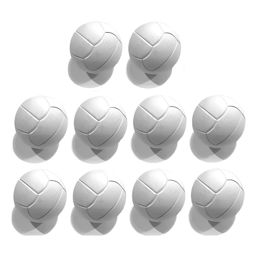Kit Com 10 Bolinhas Pesadas Pebolim Totó  Alta Durabilidade
