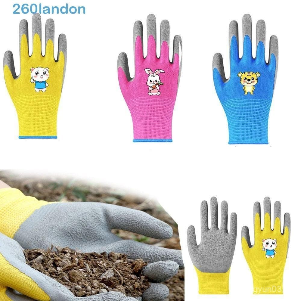 Luvas De Trabalho De Jardim LANDON , Jardinagem Infantis Antiderrapantes À Prova D'água , Coletam Conchas