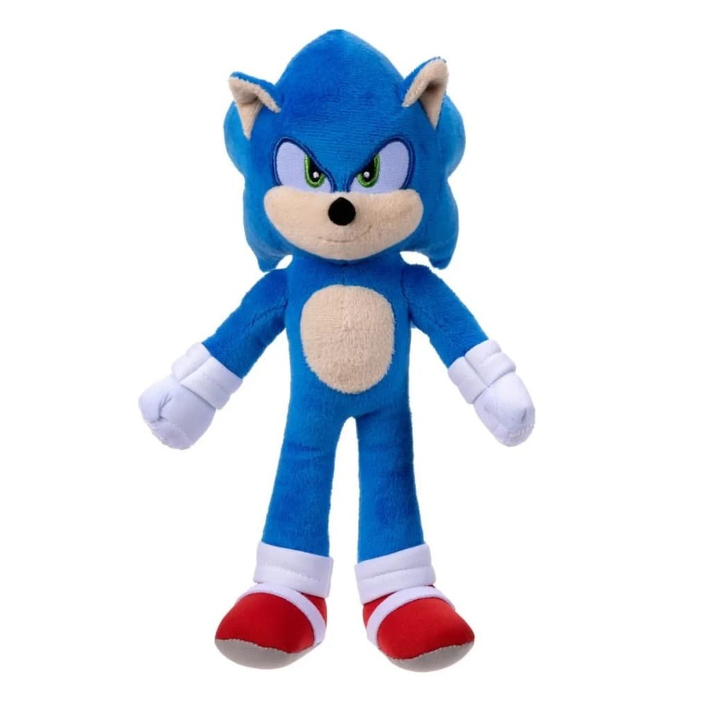Boneco Pelúcia Sonic 3 o Filme Sonic 25cm