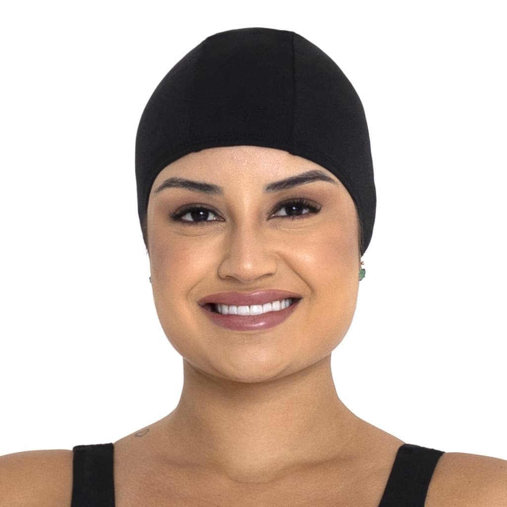 Touca De Natação Treinamento E Hidroginástica Não Puxa Cabelo Tecido Suplex Liso Conforto Total
