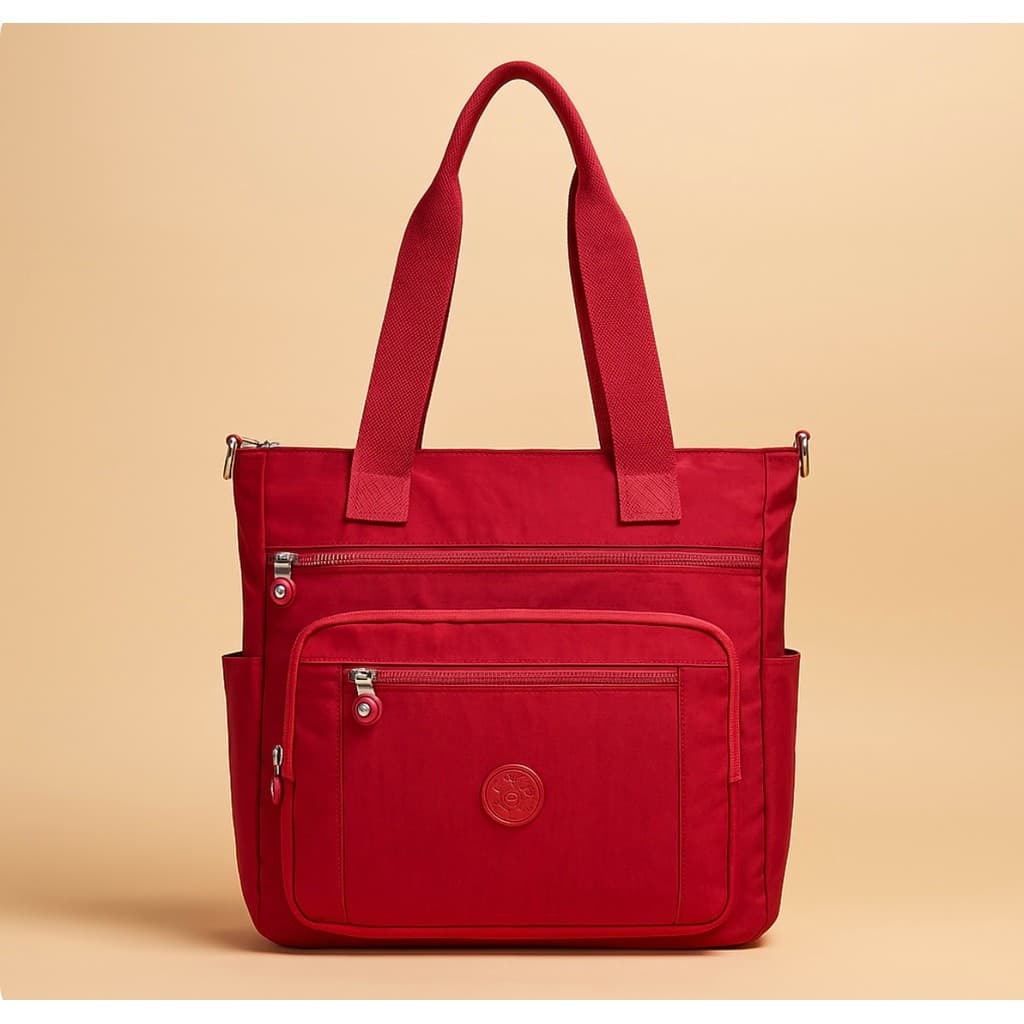 Bolsa Feminina Transversal de ombro nylon tactel uso Escolar Faculdade Trabalho Quadrada 7010