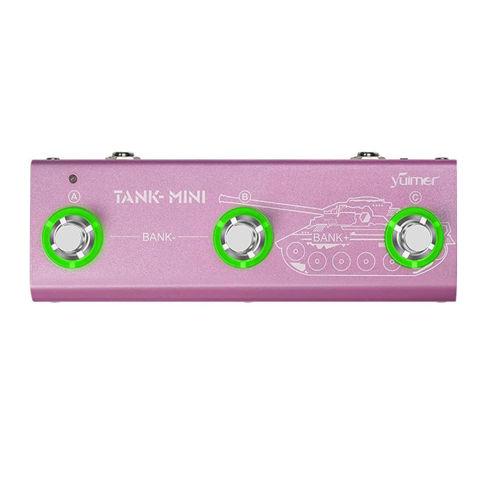 Pedal multiefeitos para guitarra elétrica e baixo TANK MINI Suporta predefinições Com 60+ Quantidade de efeitos