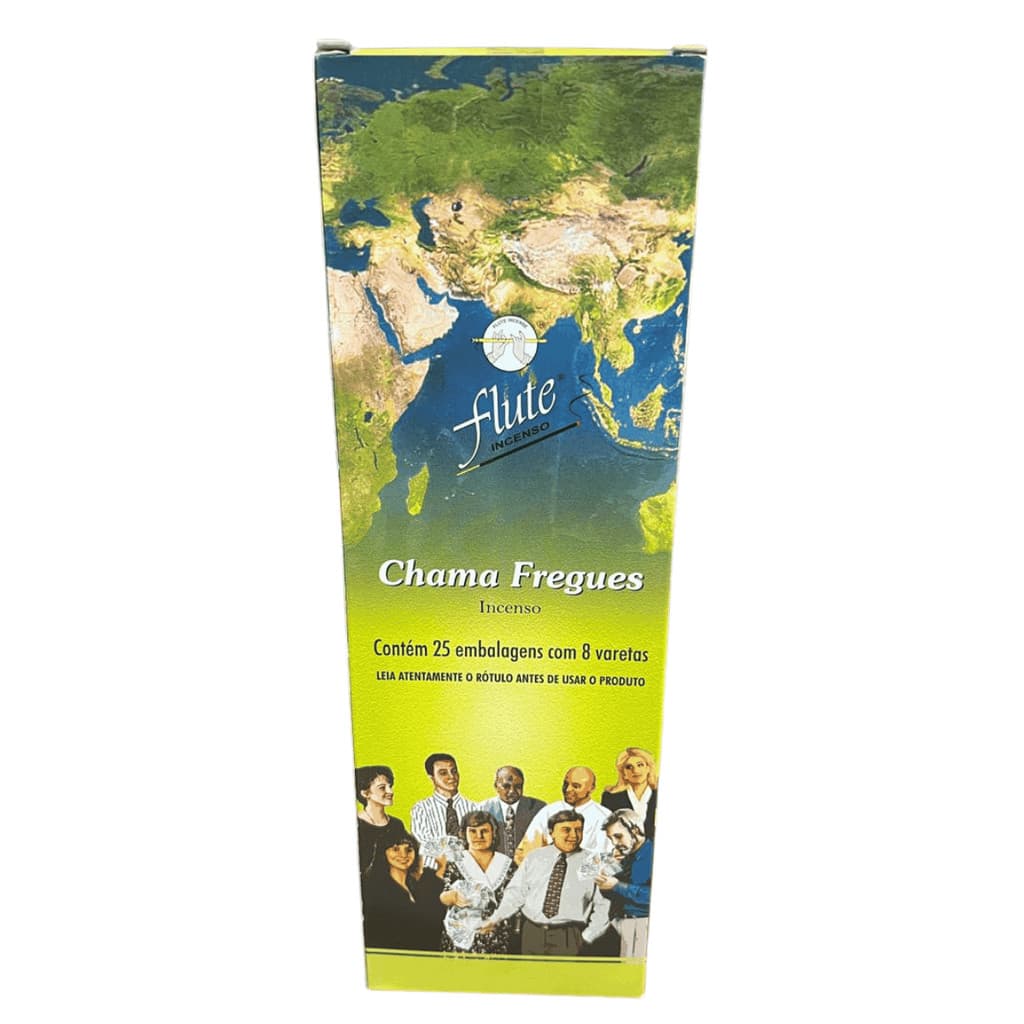 Incenso Chama Fregues Flute Cx Com 200 Varetas
