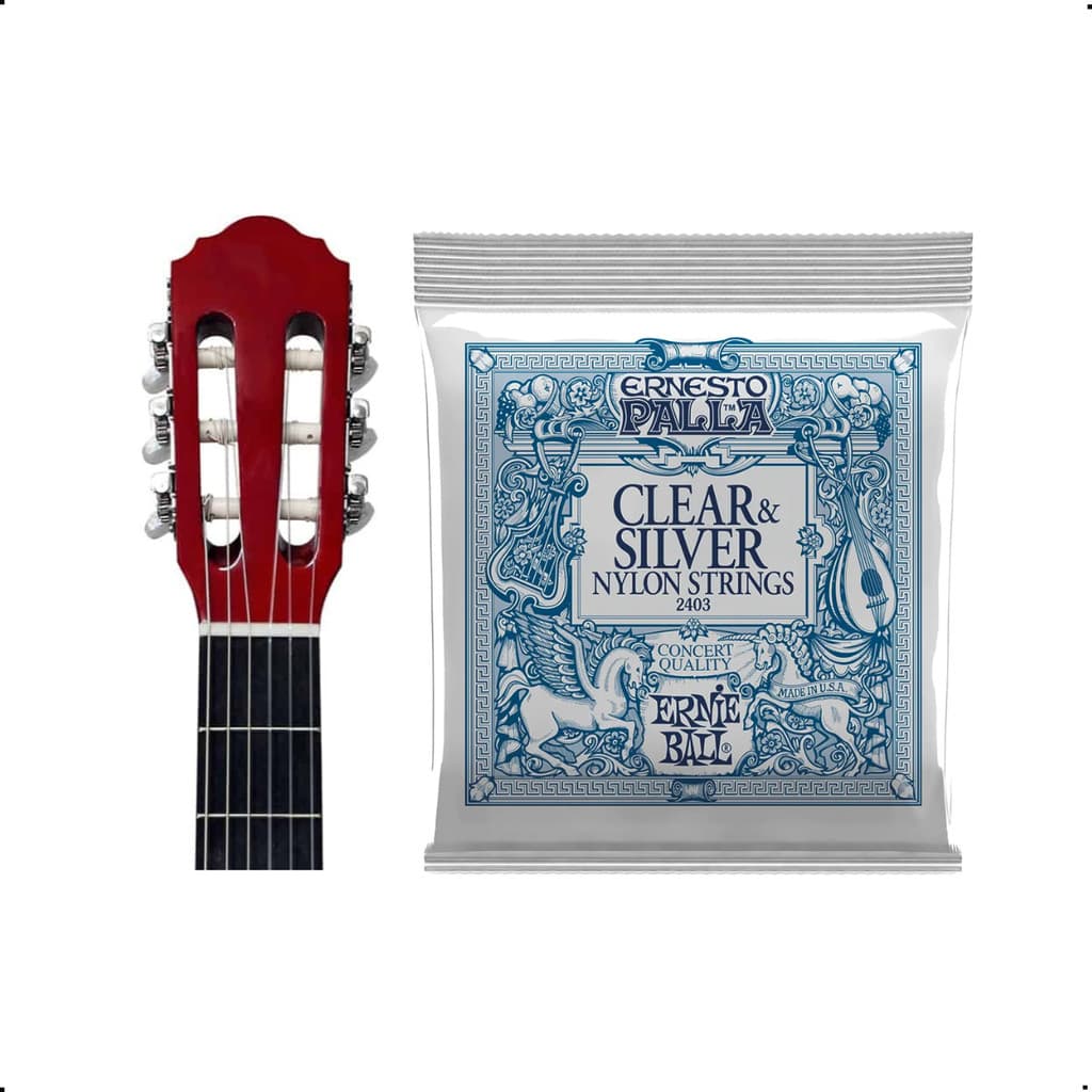 Encordoamento Ernie ball Violão Nylon Ernesto Palla Média