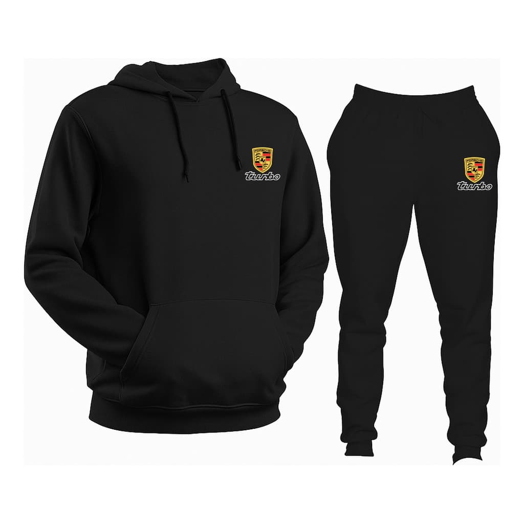 Kit Conjunto Blusa De Frio E Calça Moletom Porche Carros Car