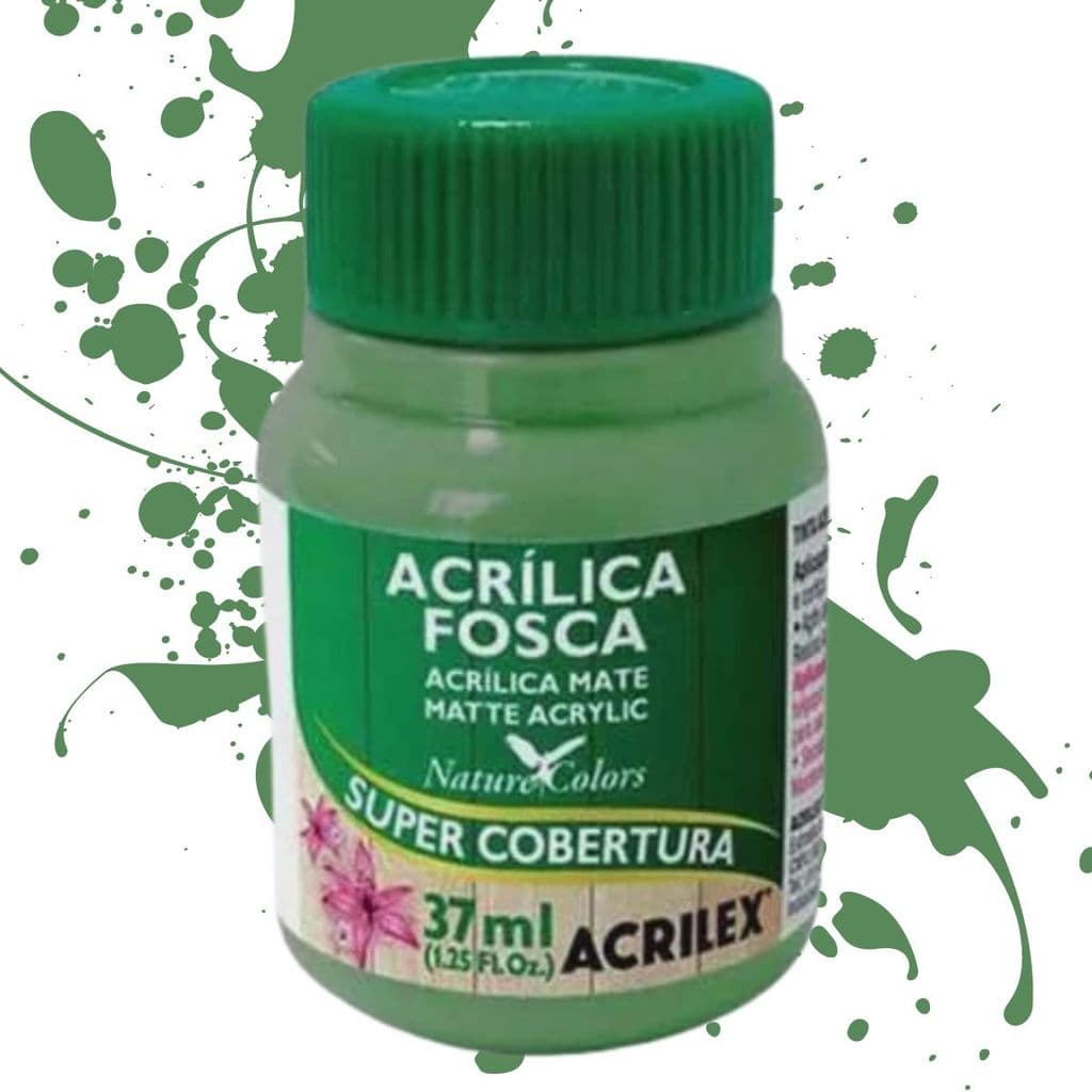Tinta Acrílica Fosca 37ml 545 - Verde Oliva