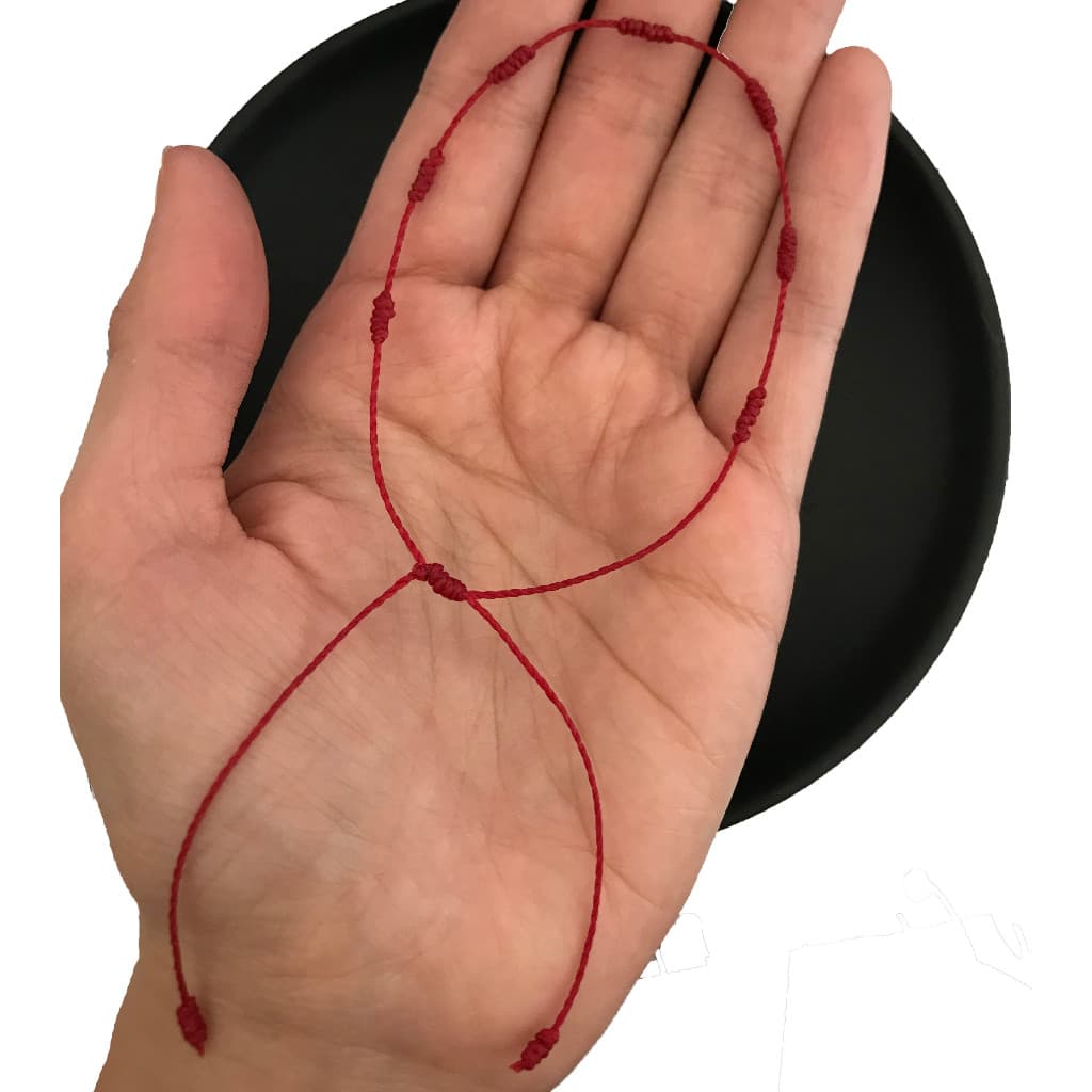 pulseira 7 nós kabballah contra mal olhado
