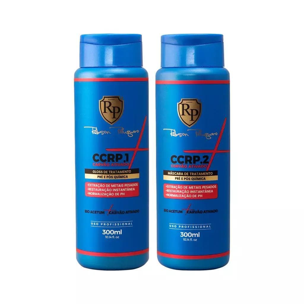 Kit CCRP + Carvão Ativado 300ml Robson Peluquero