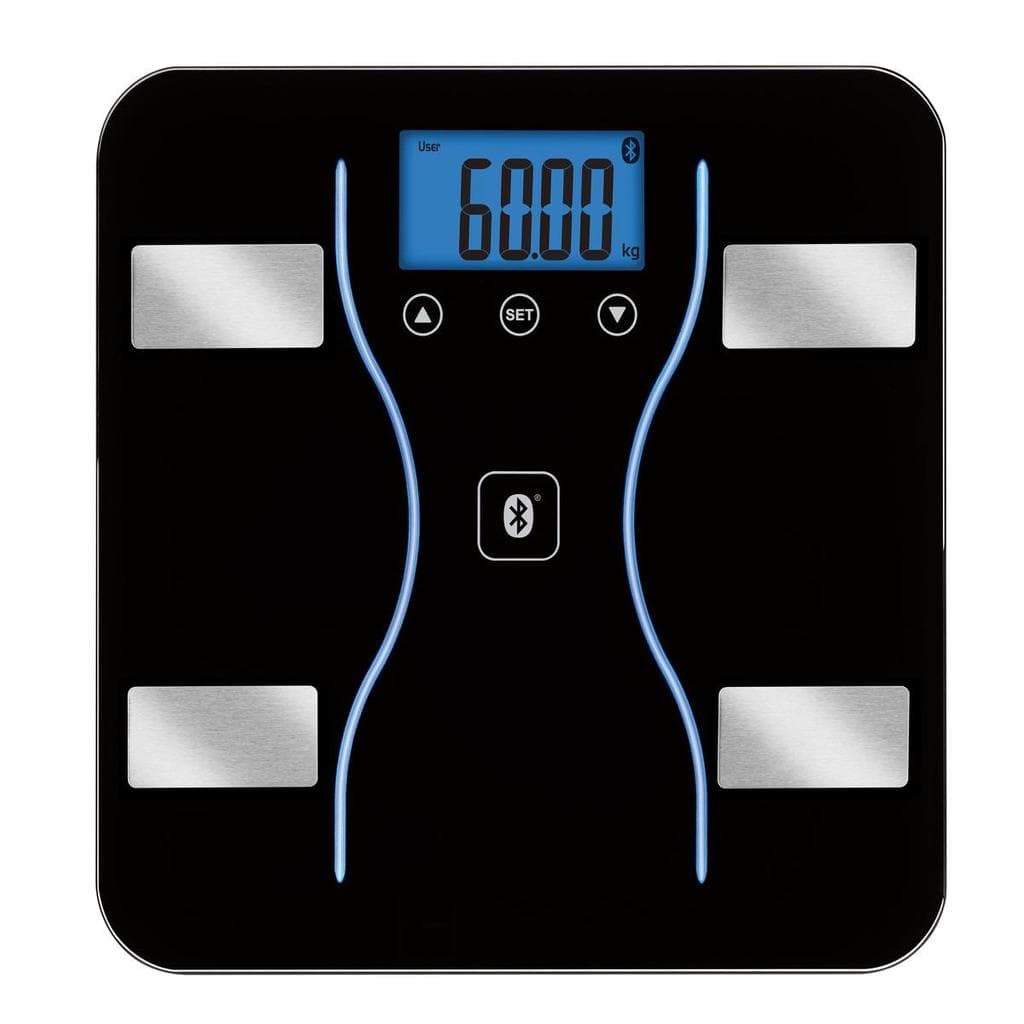 Balança Bioimpedância Digital Bluetooth Conair Smart Suporta Até 182kg Com App - Preto