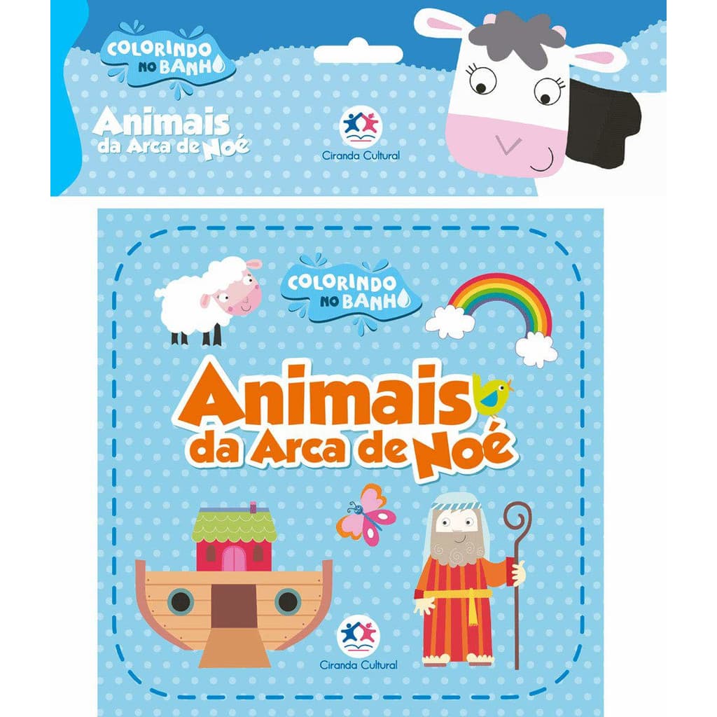 Livro Banho Animais da arca de Noé