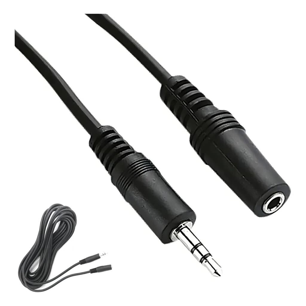 Cabo Extensor P2 Para Fone 5 Metros Macho x Fêmea