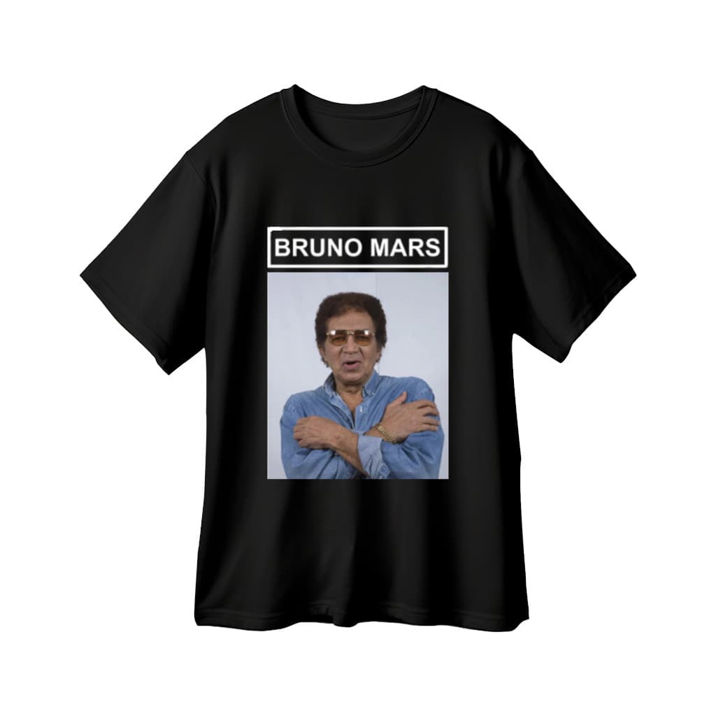 Camiseta Meme Reginaldo Rossi x Bruno Mars Algodão 30.1 Masculina Estampa Engraçada – Envio Imediato