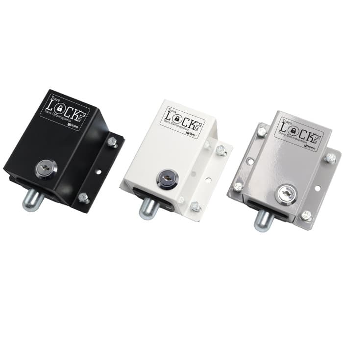 Trava Eletrônica Portão Basculante/Deslizante Lock Plus Ultra Silenciosa c Temp Univ PPA Garen Rossi