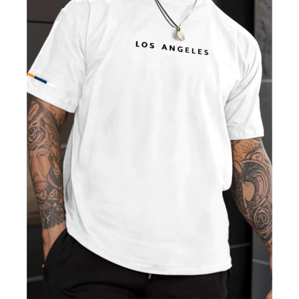 Camiseta Los Angeles Urban Street Camisa 100% Algodão Unissex
