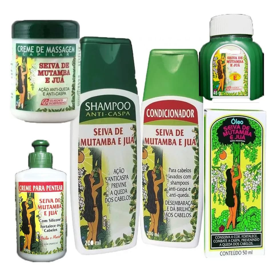 Kit Seiva de Mutamba e Juá Com 6 Produtos