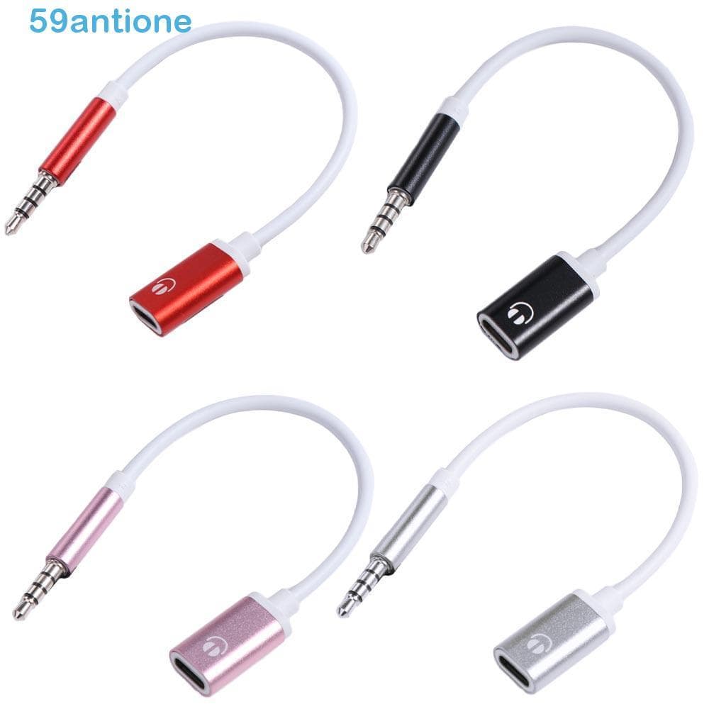 Conversor Fêmea Tipo C Macho De 3.5 Mm ANTIONE , De Fone De Ouvido Para Entrada