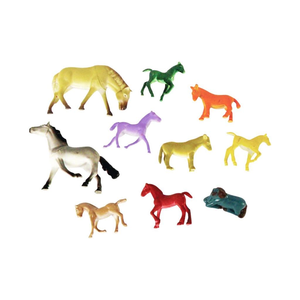 Cavalos Selvagens Ark Toys Com 10 Unidades Ref Akt3060