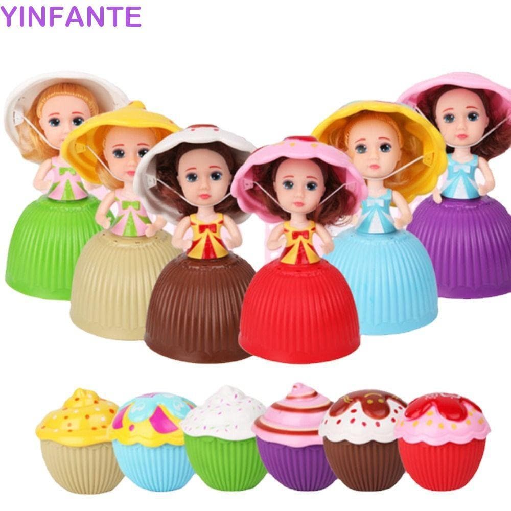 Bonecas De Princesa De Cupcake YINFANTEWN , Mini Magia De Desenho Animado