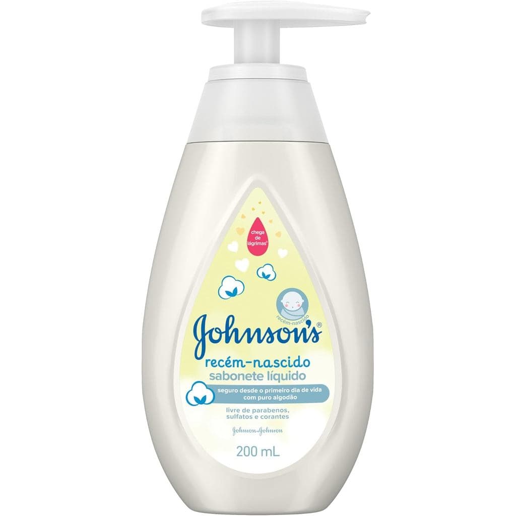 Sabonete Líquido Johnson’s Recém-Nascido com 200ml