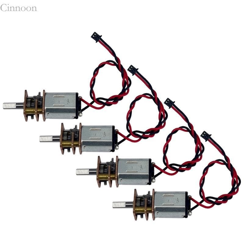 Motor Redução Baixo Ruído CINN Double Voltagens 3V-6V Para Robótica Amadores Kits 4x