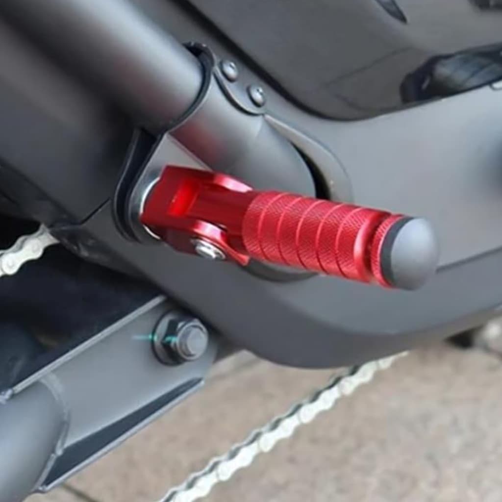 Pedaleiras Universais Para Motocicleta 90 ° Rearsets Antiderrapantes De Apoio Os Pés Dobráveis Bicicletas Elétricas De