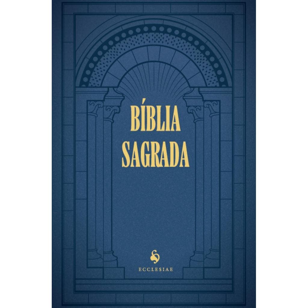 Bíblia Sagrada - Tradução do Pe. Manuel de Matos Soares (Capa Azul)