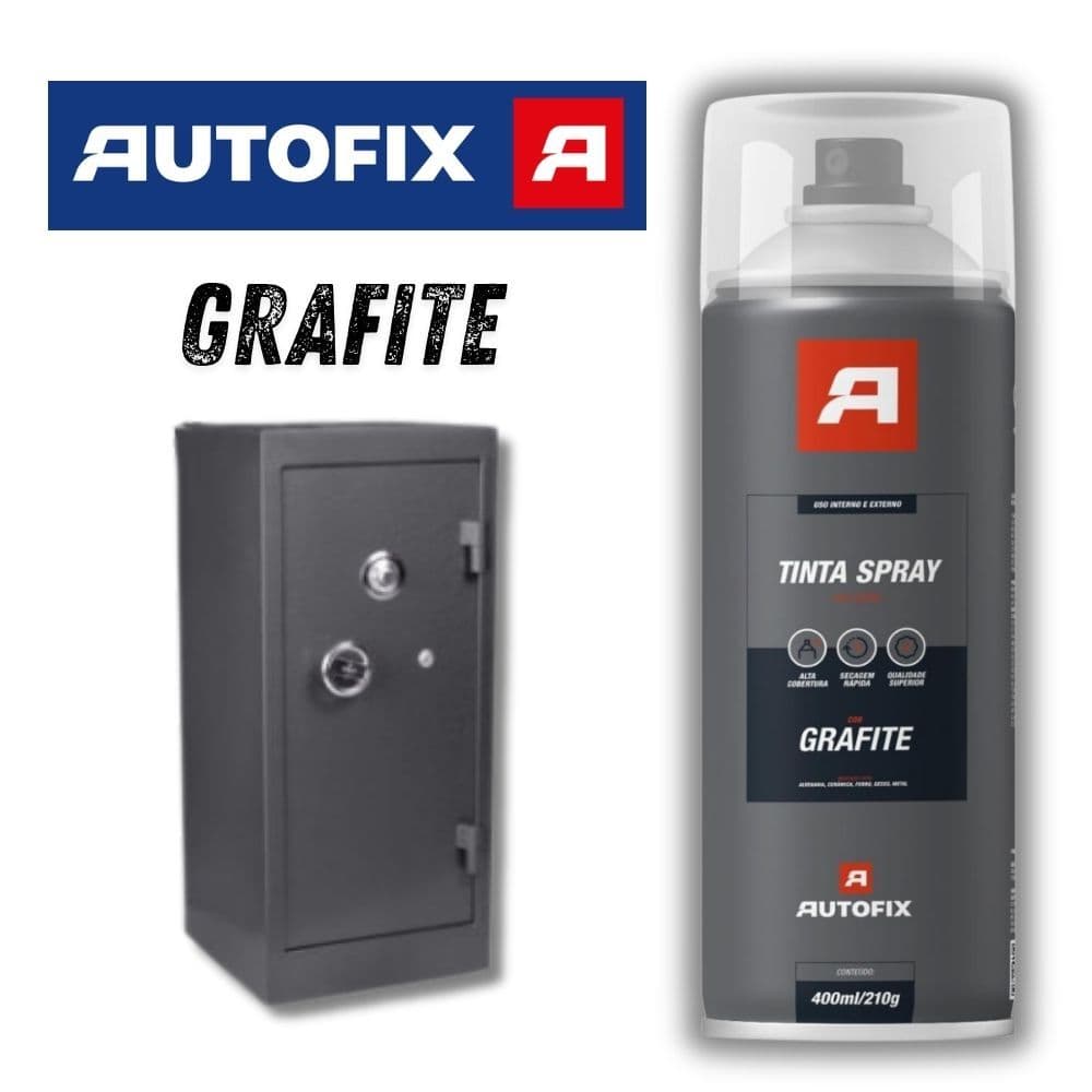 Tinta Spray Grafite Uso Geral  400ml – Qualidade
