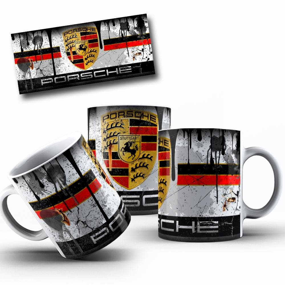 Caneca personalizada ceramica AUTOMOTIVO PORSHE
