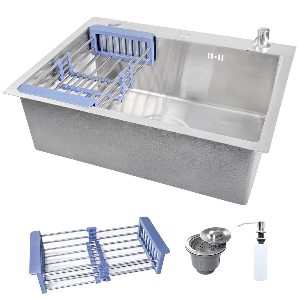 Cuba Pia Gourmet Inox 60x45cm Com Escorredor e Dispenser Alira Home