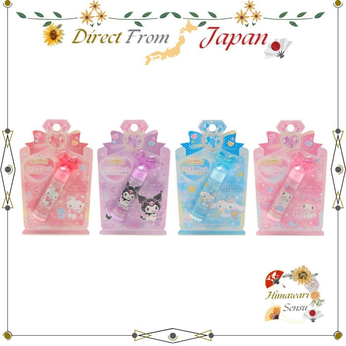 Bálsamo Labial Perfumado Sanrio Incolor Kids Hello Kitty Kuromi E Amigos À Prova De Direto Do Japão
