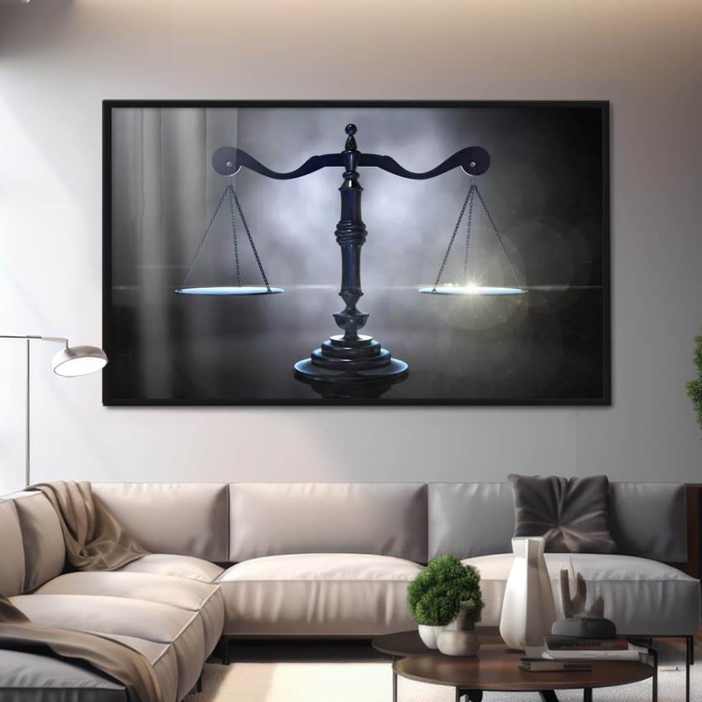 Quadro Decorativo GRANDE Alta  Resolução Para Sala Quarto Escritório Quadro Advocacia 2