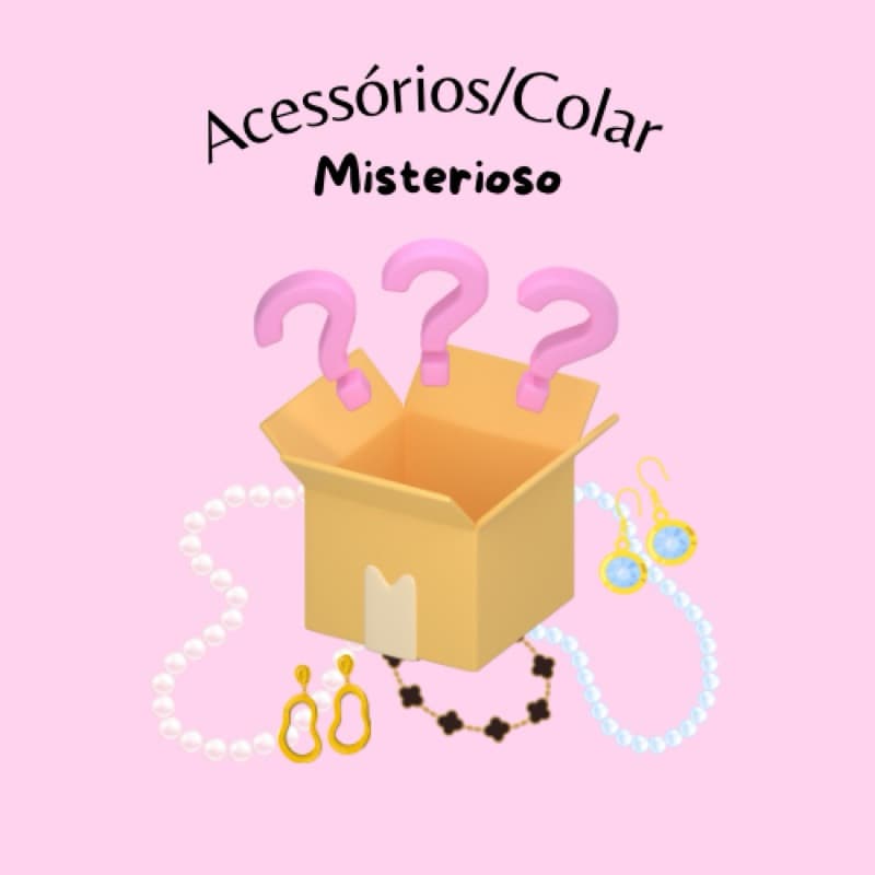 Caixa/Pacote Misteriosa - Colar Surpresa