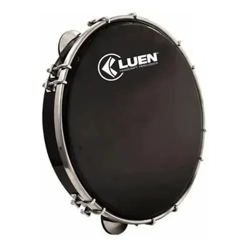 Pandeiro Luen 10" Inox Tarraxa Dupla - 40039