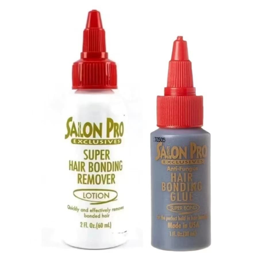 Kit Cola Para Extensão de Cílios 30ml + Loção Removedor de Cola 60ml Salon Pro