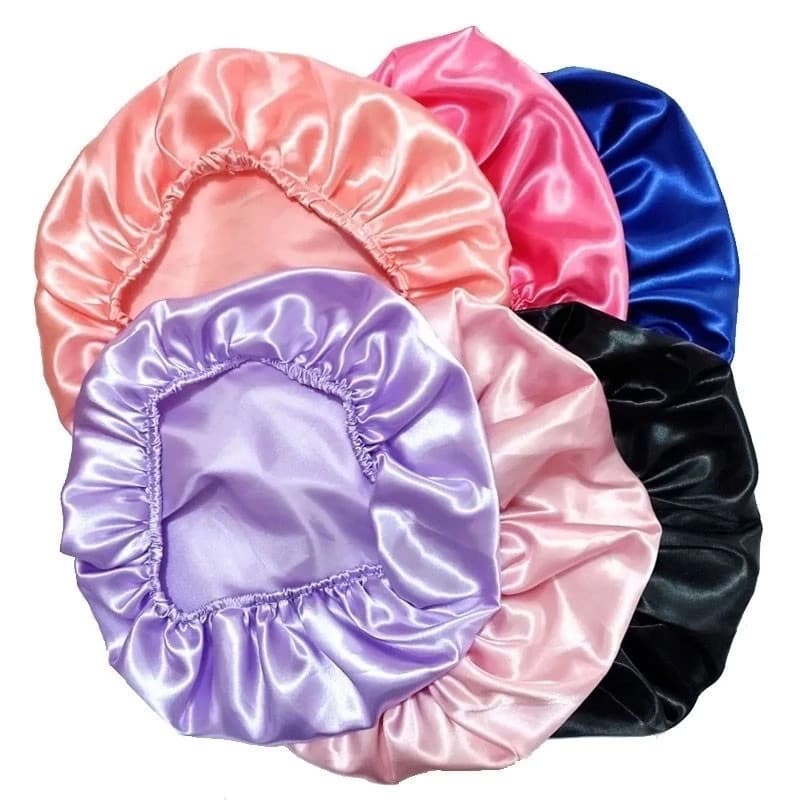 Touca de Cetim Anti Frizz Toca para Dormir Cabelo Alinhado