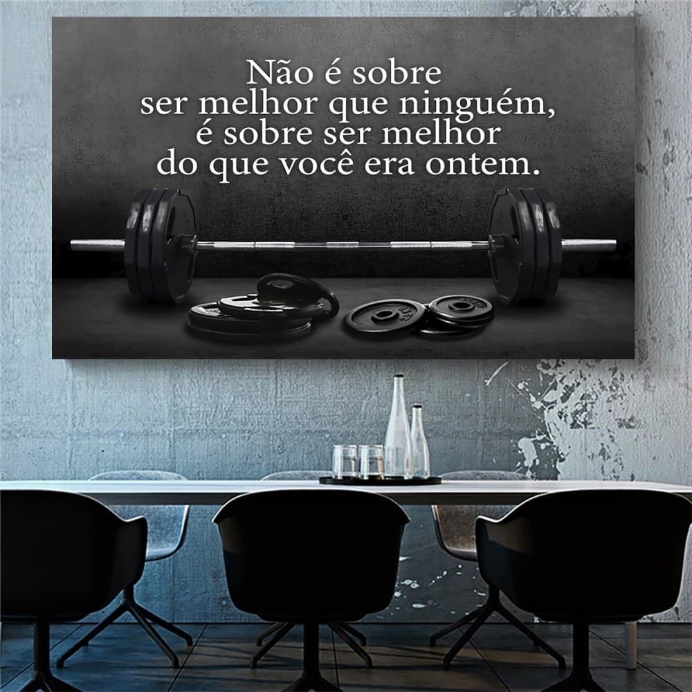 Quadro Decorativo GRANDE Alta Resolução Para Sala Quarto Escritório Quadro Melhorar Sempre