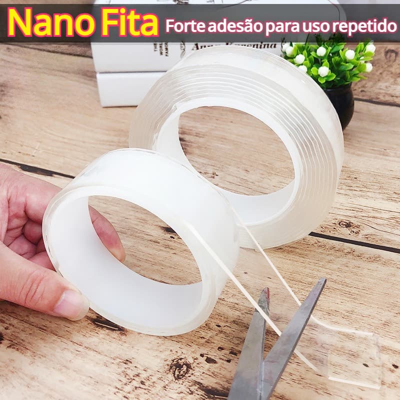 3M Magic Dupla Face Nano Fita Gel Silicone Fita