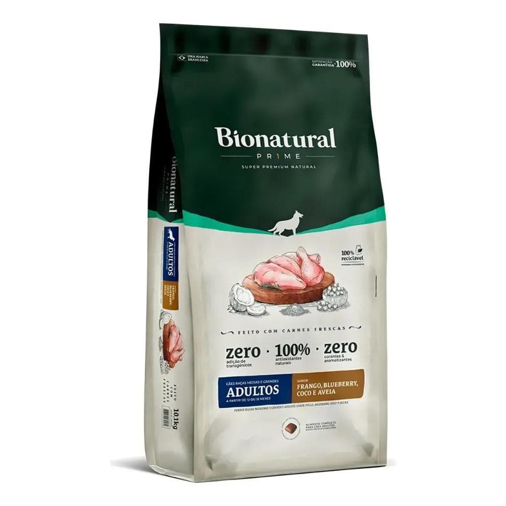Ração Bionatural Para Cães Adulto Médio/grande Frango 2,5kg