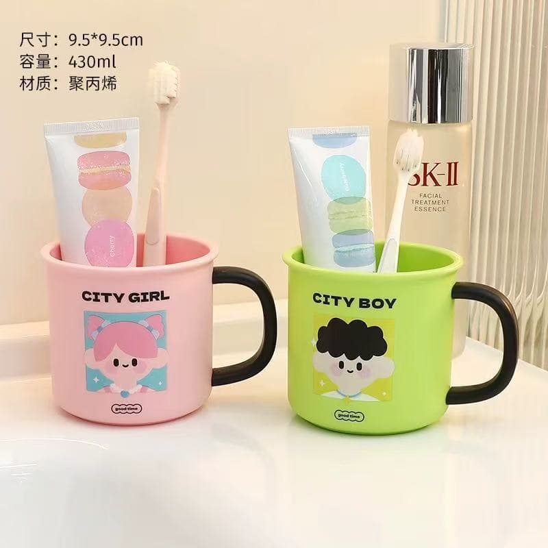 Caneca Casal + Garrafa Água Desenhos Animados – Perfeito Meninos Meninas!