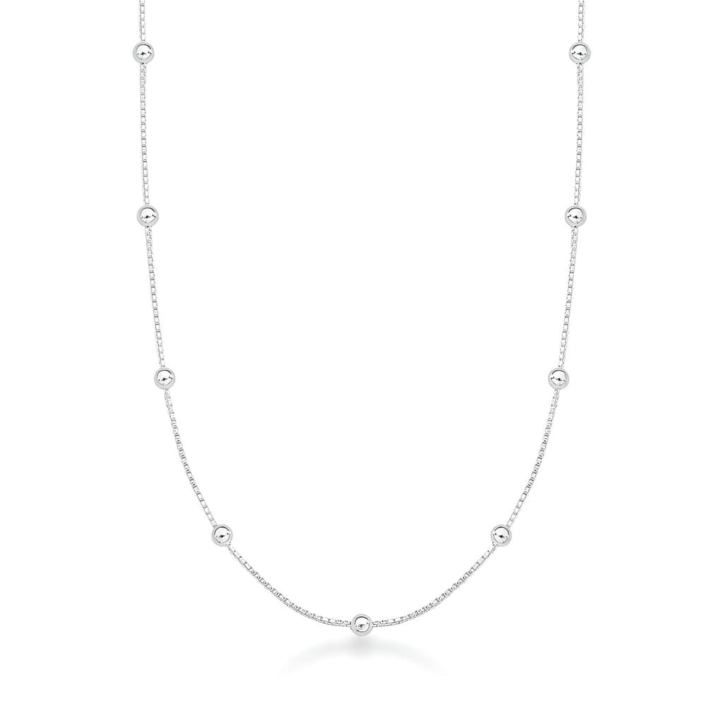 Colar Bolinhas Prata 925