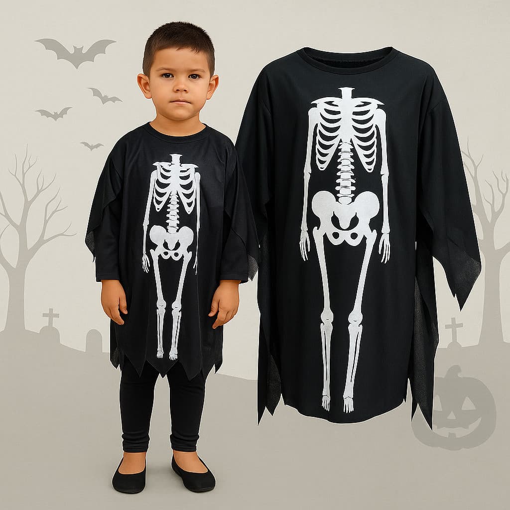 Fantasia Esqueleto Infantil Halloween 💀🎃