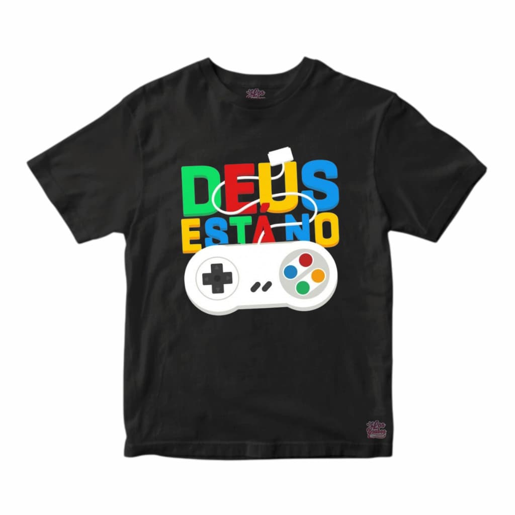 Camiseta Deus Está no Comando Camisa Fe Cristã Unissex